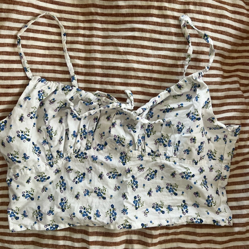 Floral tank top